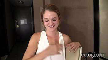 Shy Blonde First Timer Fucked and Facialed